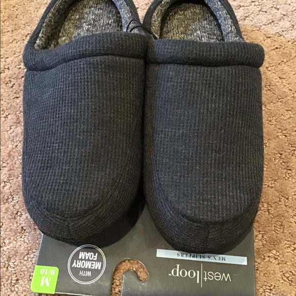 west loop Other - 🌸 MENS SLIPPERS WITH MEMORY FOAM SIZE 9/10 NWT